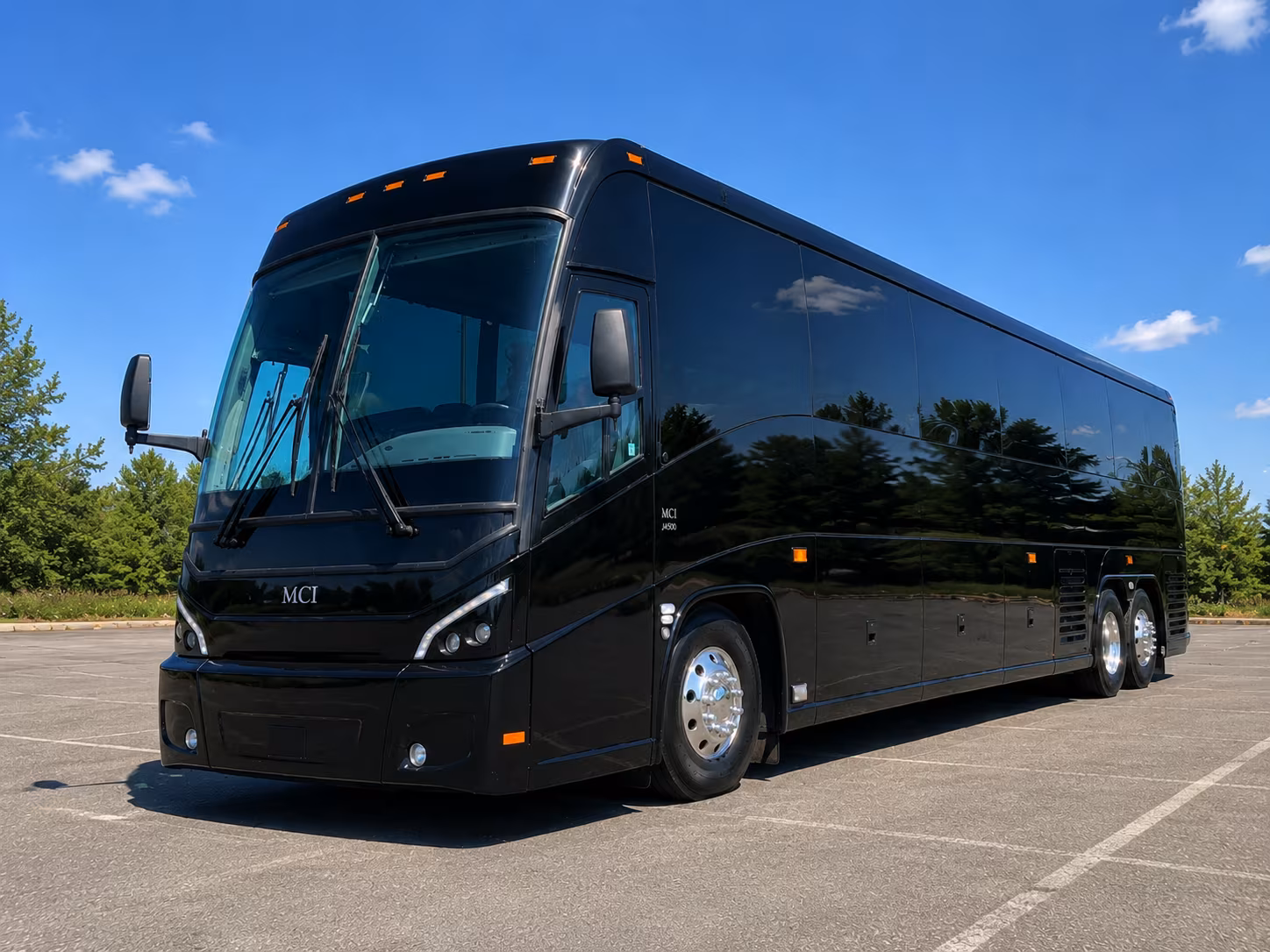 providence charter bus services exterior